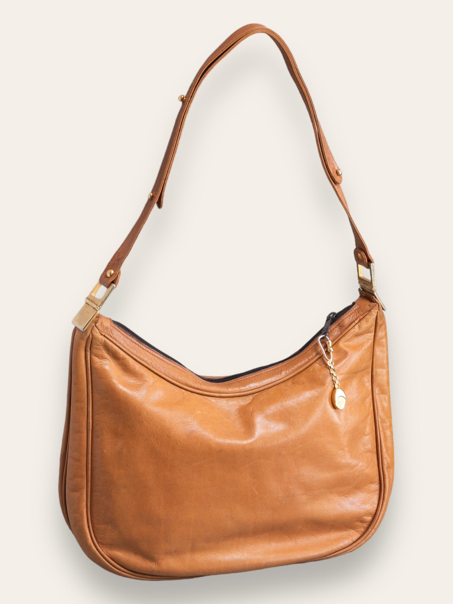 BRUNO MAGLI tan leather handbag