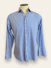 Hawes & Curtis Blue gingham Men's shirts 16.5'/42