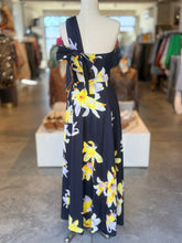 Karen Millen One-Shoulder Floral Midi Dress size 10