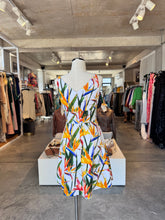 Karen Millen Tropical Print Fit & Flare Dress – Size 10