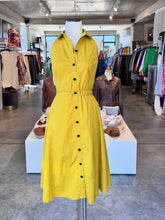 Karen Millen Yellow Button-Through Dress 10