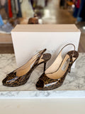 Jimmy Choo leopard print slingback heels 4 with box
