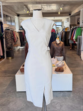 Karen Millen cream Structured Pencil Dress – Size 10