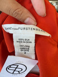 Diane von Furstenberg Burnt orange silk Dress S RRP $500