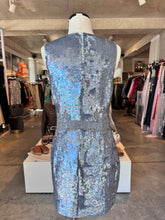 Needle & Thread grey beaded embelished dress 12 RRP R6,000