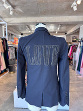 Zadig & Voltaire navy blazer with LOVE embelishment XS RRP 6K