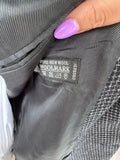 Carducci Black/white check Men's Blazer 44