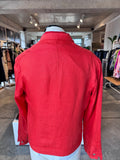 Versace Jeans Orange linen zip up XL RRP 6-7K