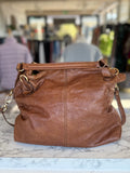Antonio Melanie tan leather hobo bag RRP 4.5K