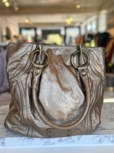 Kenneth Cole metallic leather tote RRP 4.9K