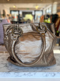 Kenneth Cole metallic leather tote RRP 4.9K