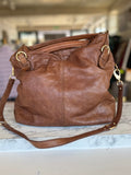 Antonio Melanie tan leather hobo bag RRP 4.5K
