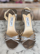 Jimmy Choo silver heels size 6 RRP 12K