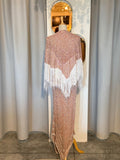 DesignIt Mary Farrin knitted dress and shawl S/M RRP 5.5K