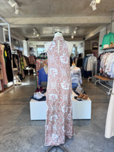 NÜ Denmark peach floral sleeveless maxi dress S RRP €129
