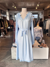 Brave & True soft blue dress with belt M