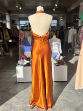 Reformation Daniella copper silk dress size 8 (RRP 6.9) New with tags