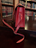 Cambridge Satchel red leather laptop bag RRP $235