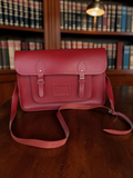 Cambridge Satchel red leather laptop bag RRP $235