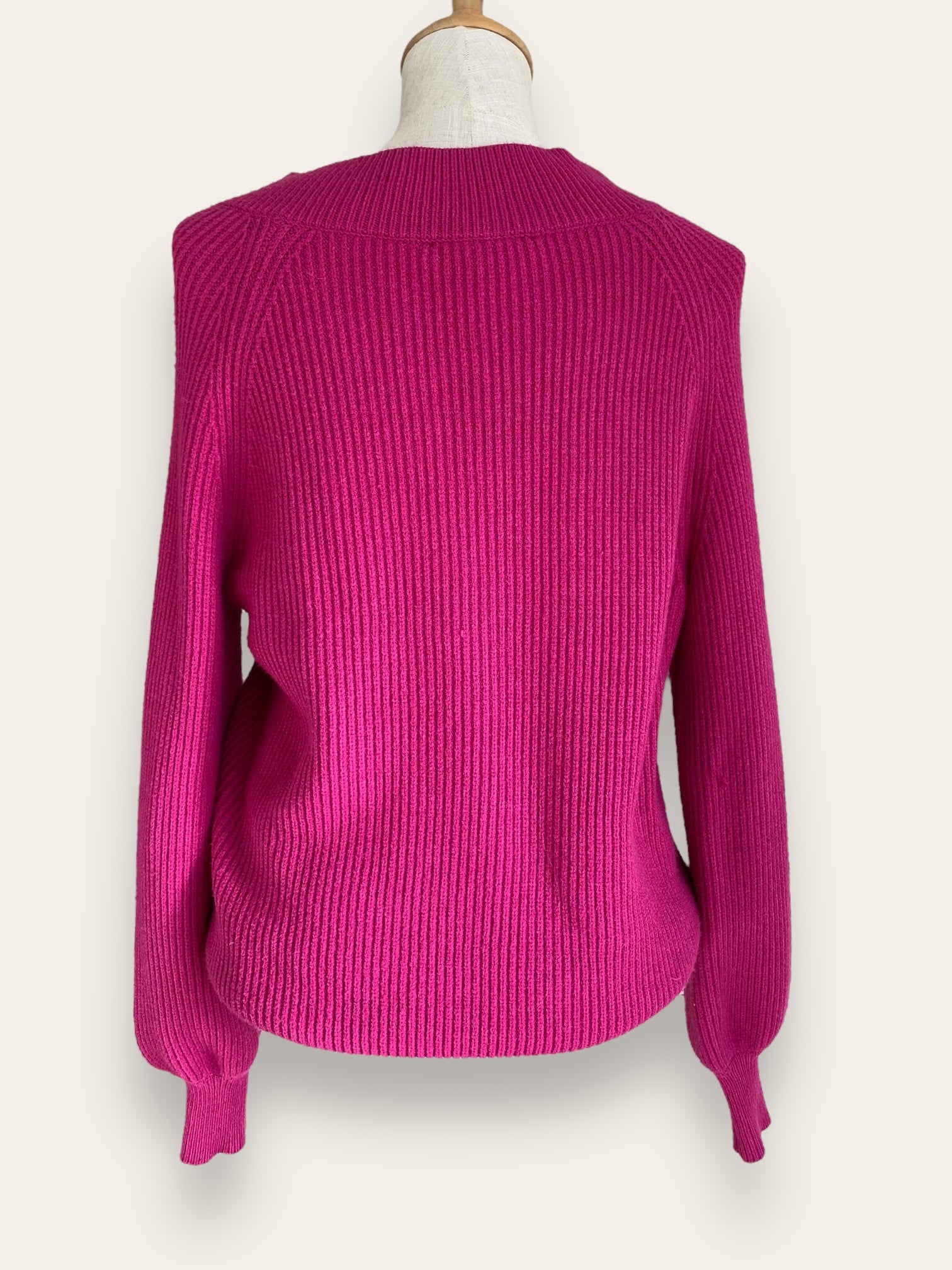 NEXT pink v-neck knit M