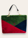 BY ROBERTA DI CAMERINO multi colour velvet handbag