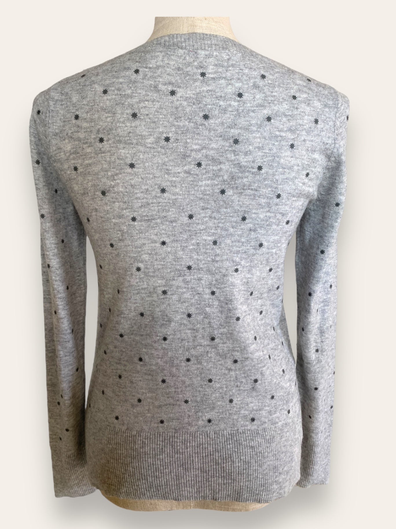 Country Road grey knit with small stars XS