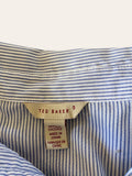 Ted Baker Blue Striped Shirt Dress Size 3 (M)