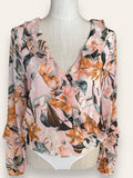 Forever New floral blouse/body suit S