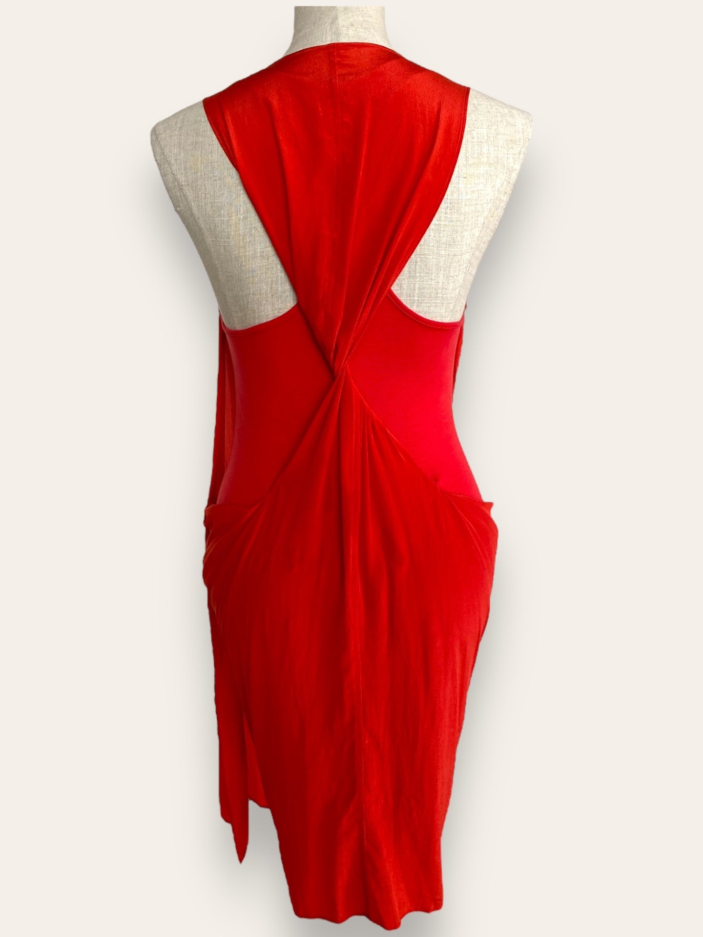 All saints red dress best sale