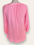 Lilly Pulitzer Moxy pink Silk Striped top S