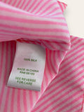 Lilly Pulitzer Moxy pink Silk Striped top S