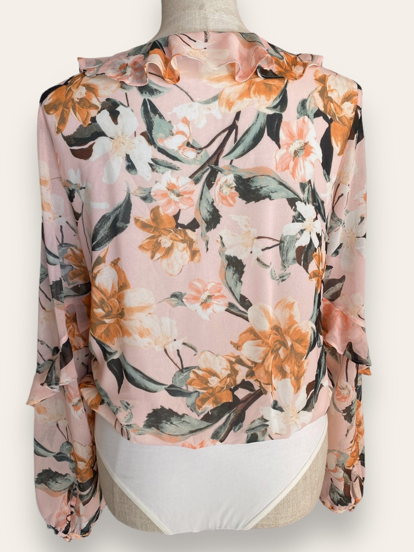 Forever New floral blouse/body suit S