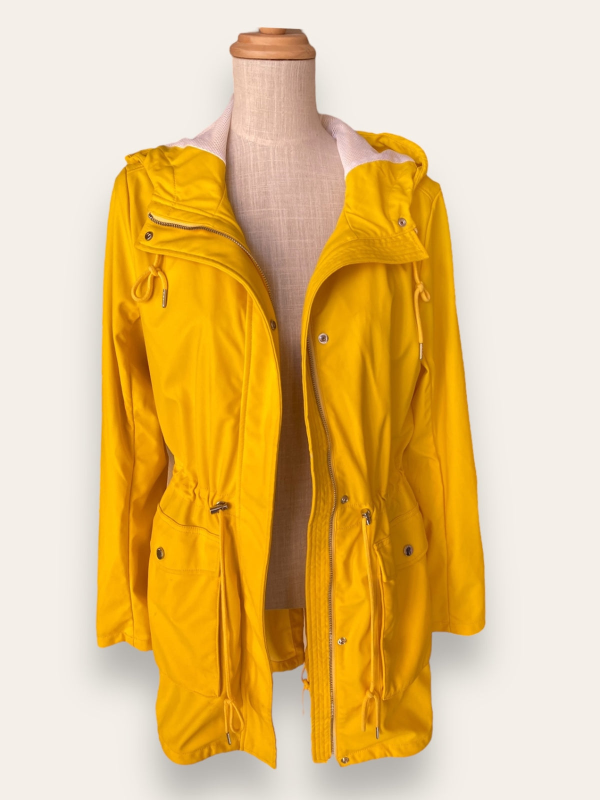 Tommy Hilfiger Yellow Raincoat Medium