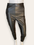 Zara faux leather black pants S