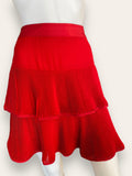 Reiss red layered skirt 6