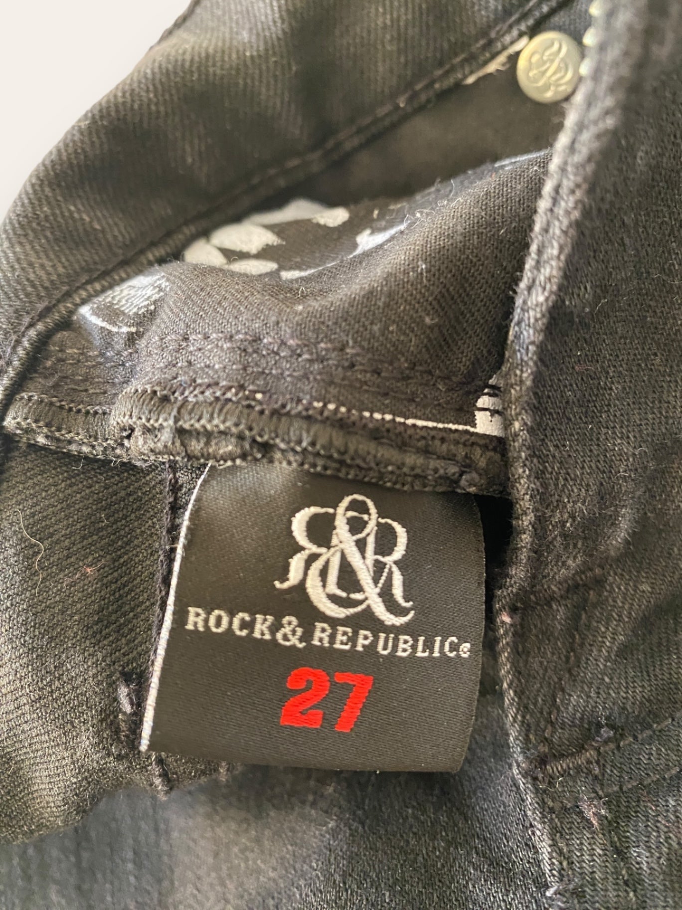 Rock & Republic black Jeans 27