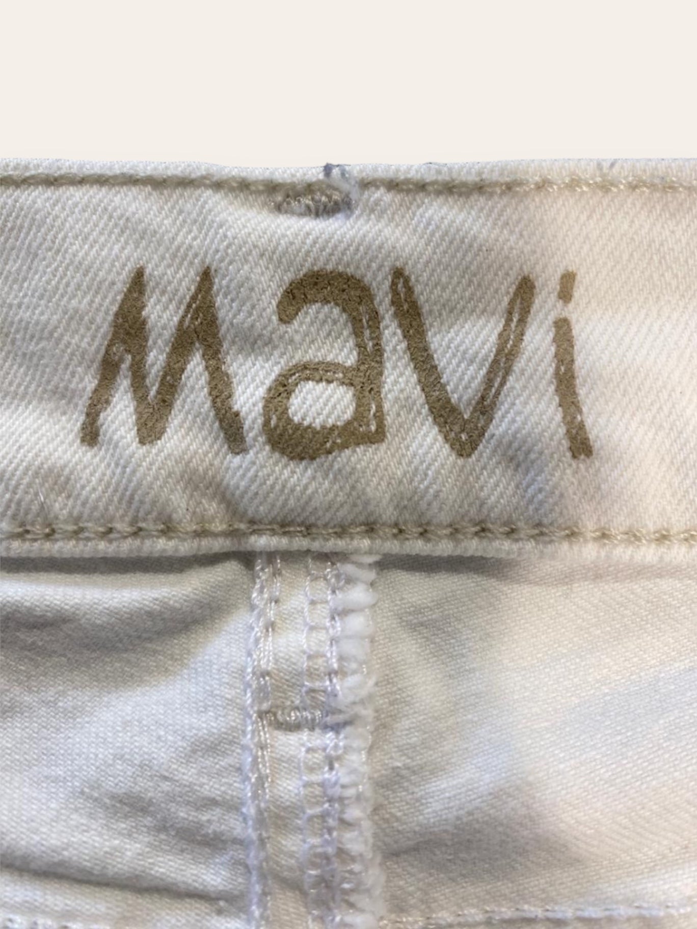 Mavi White Jeans W27