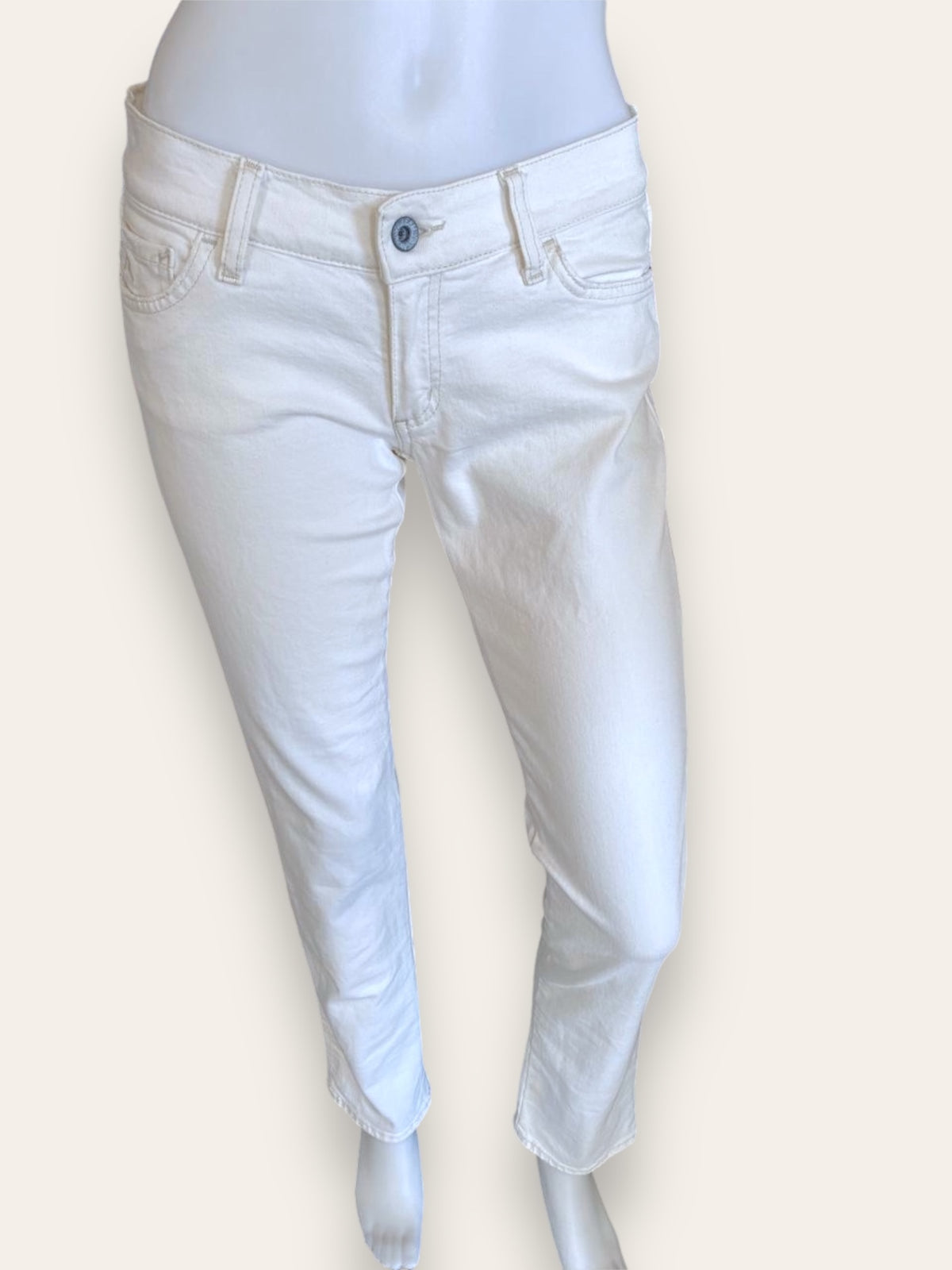 Mavi White Jeans W27