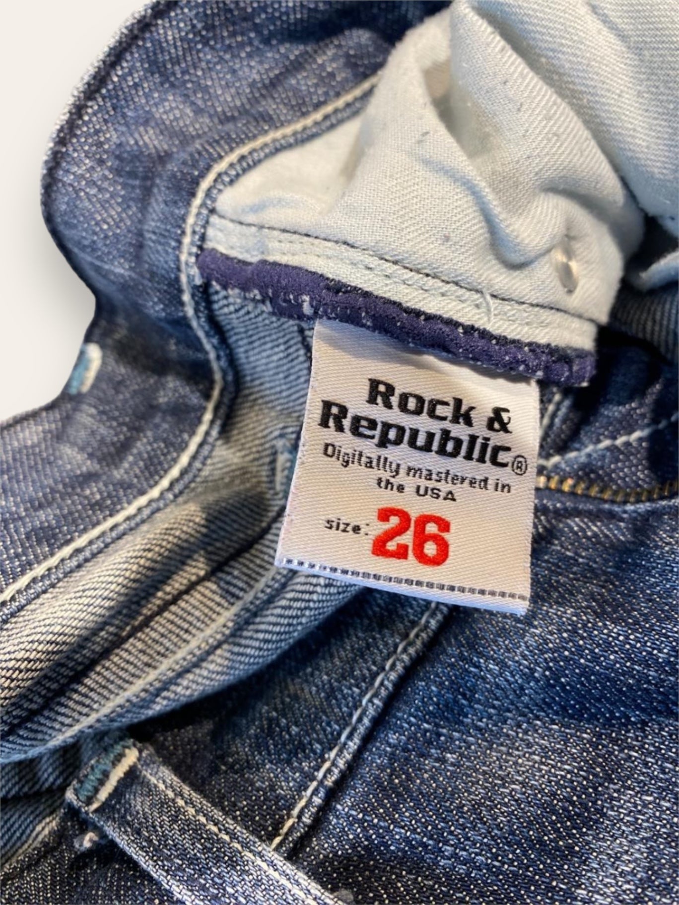 Rock & Republic skinny Blue Jeans W26