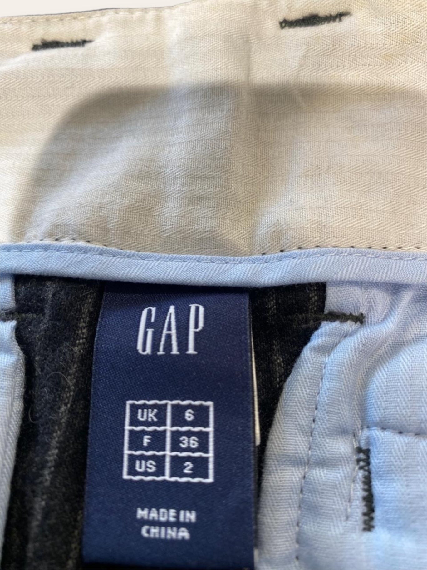 Gap Grey pinstripe Pants 6