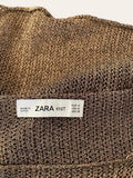 Zara Brown Knit M