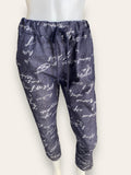 Made in Italy navy graffiti Pants Medium