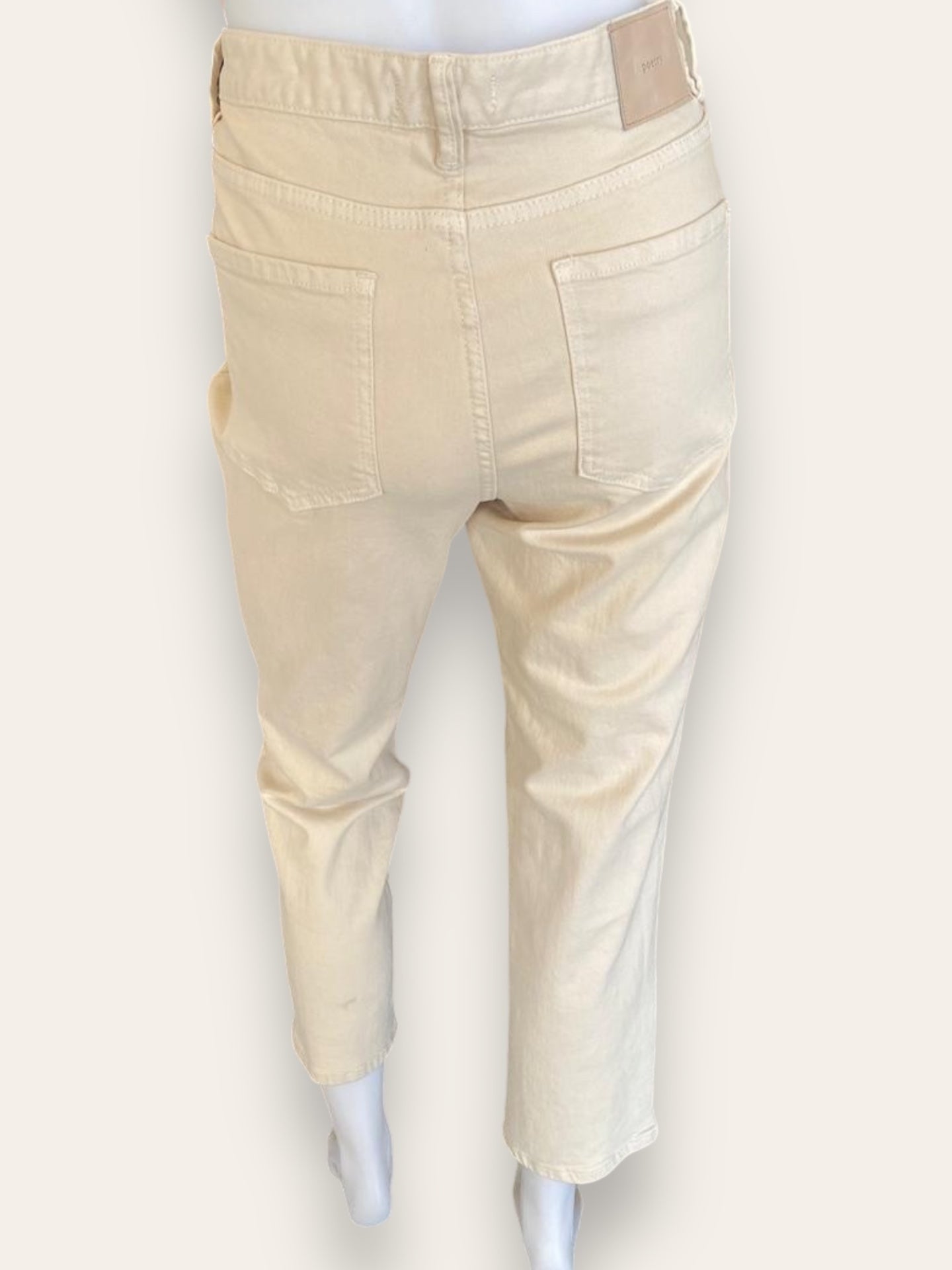 Poetry cropped Beige jeans 12