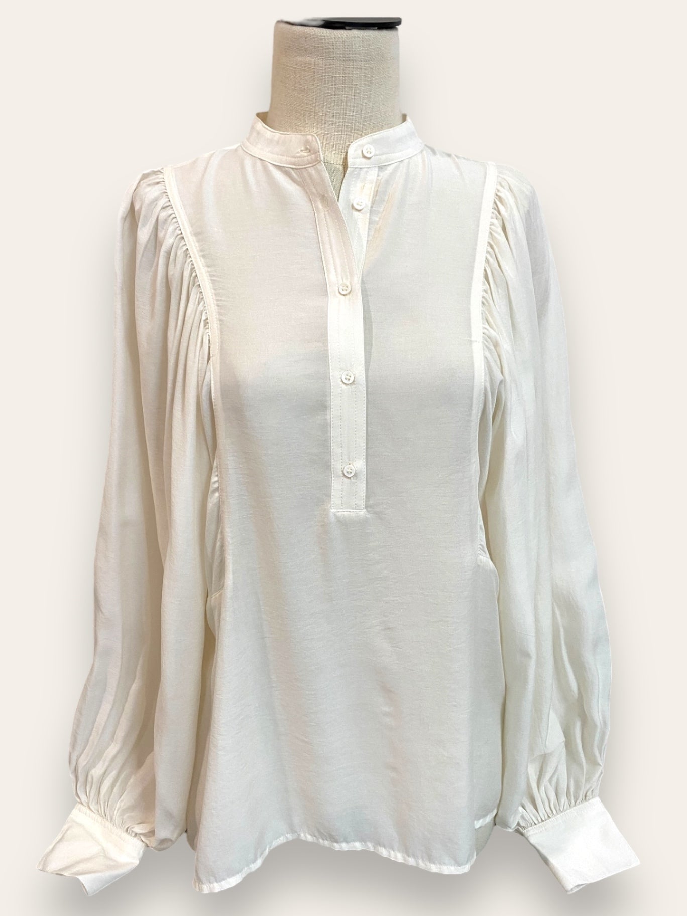 YAYA WOVEN PEYOTE BEIGE BATWING TOP 36