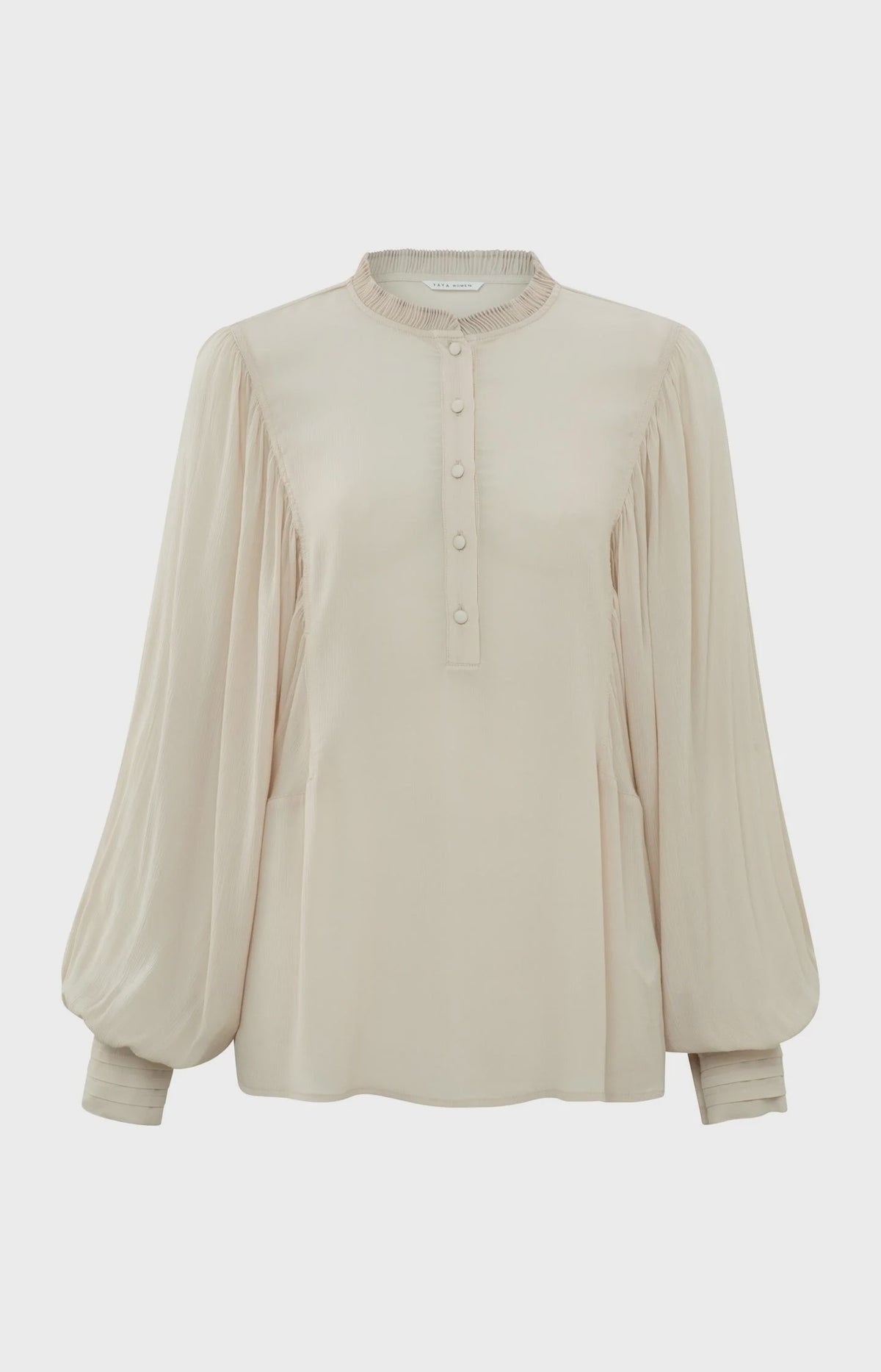 YAYA WOVEN PEYOTE BEIGE BATWING TOP 36