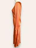 Poetry Jules Sateen orange dress 12