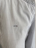 LACOSTE White with Grey stripes Shirt 36