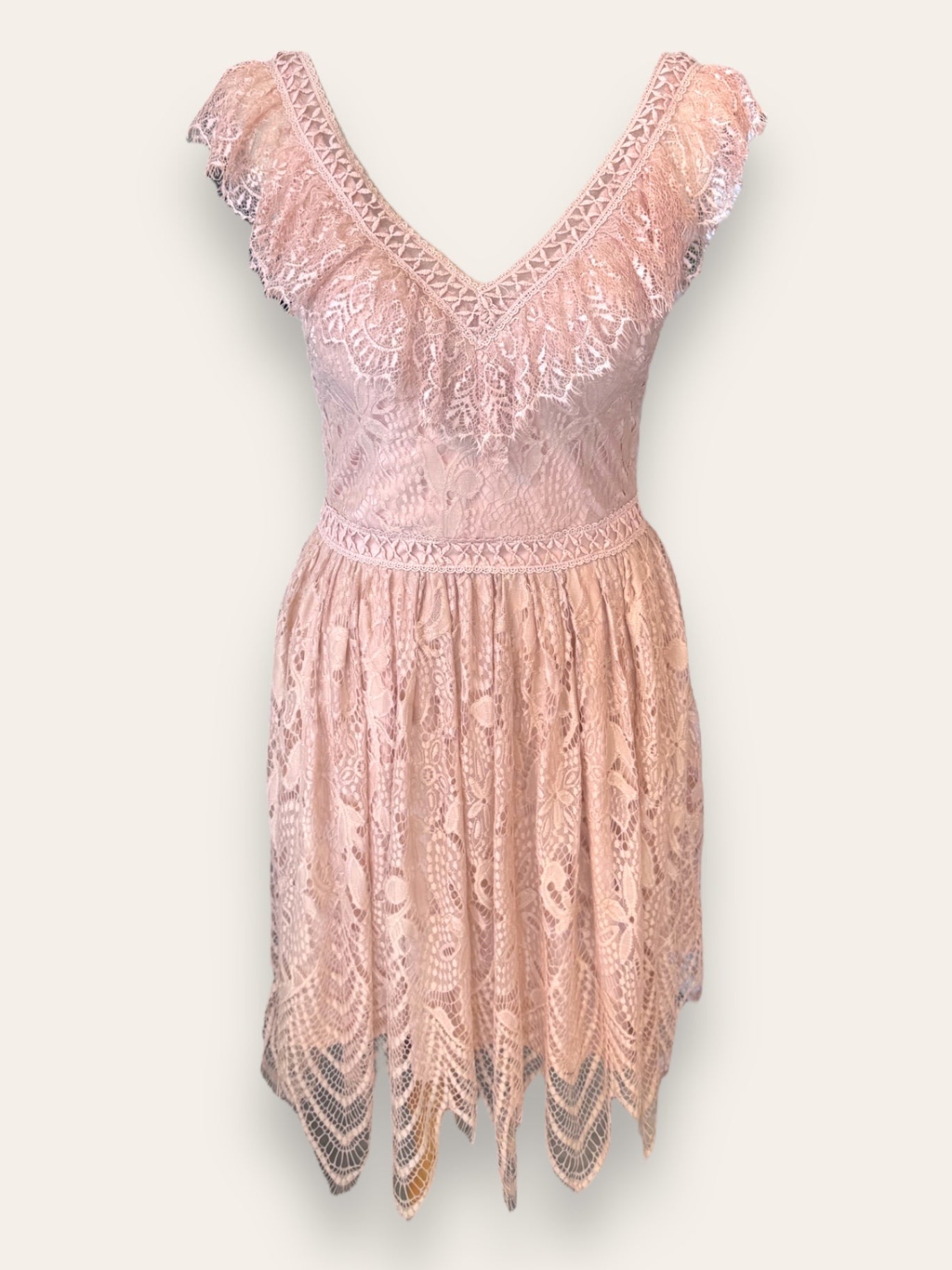 COAST Nude lace Dress L RRP R2,500 (new with tag)