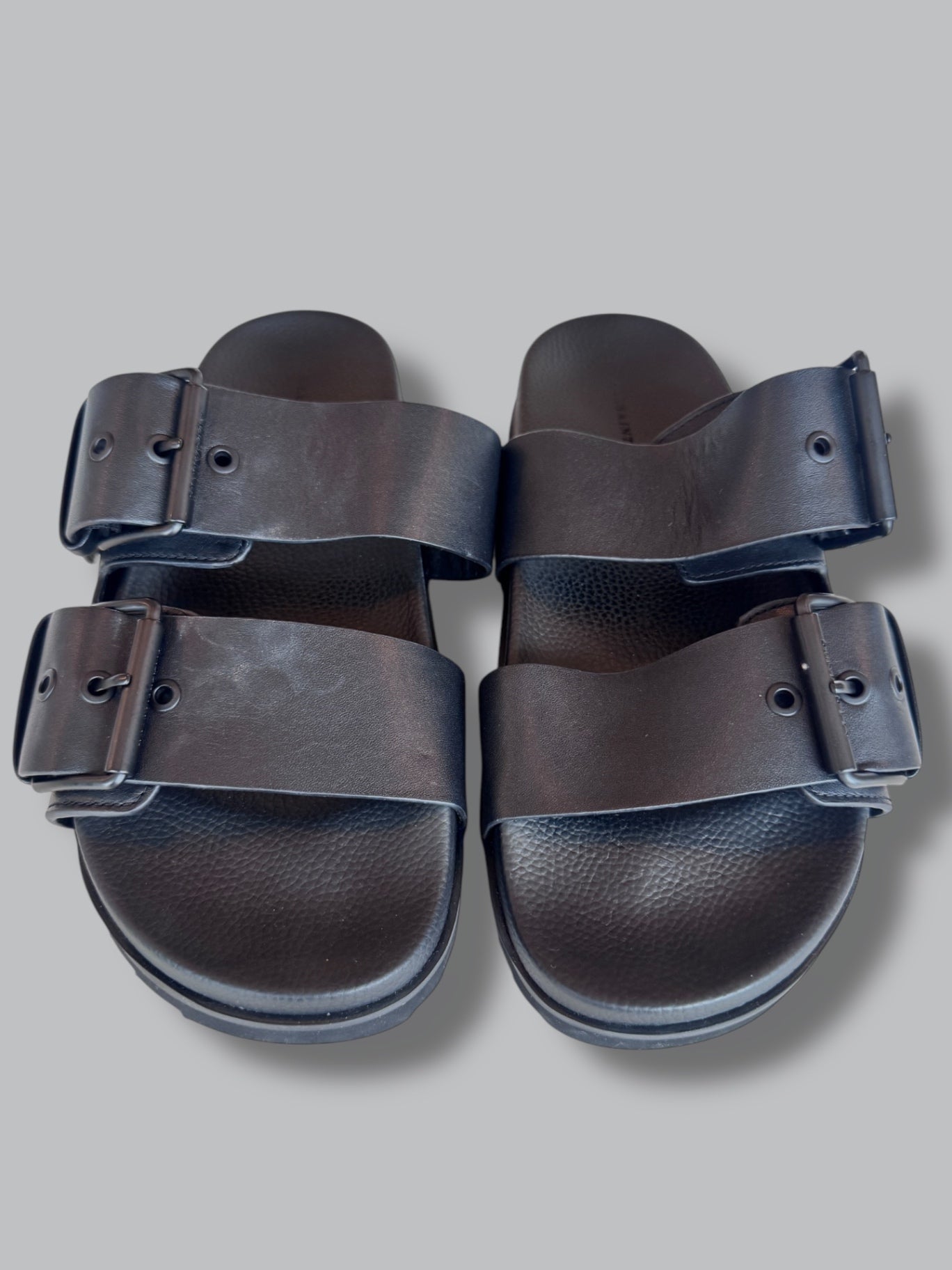 All Saints Black Sian Sandal 7 NEW