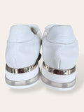 Russell&Bromley white leather platform sneakers 6 NEW